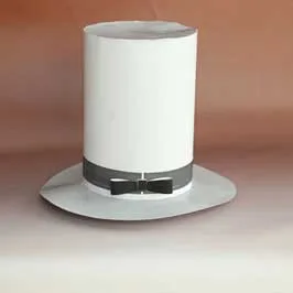 Paper Wizard's Hat - White