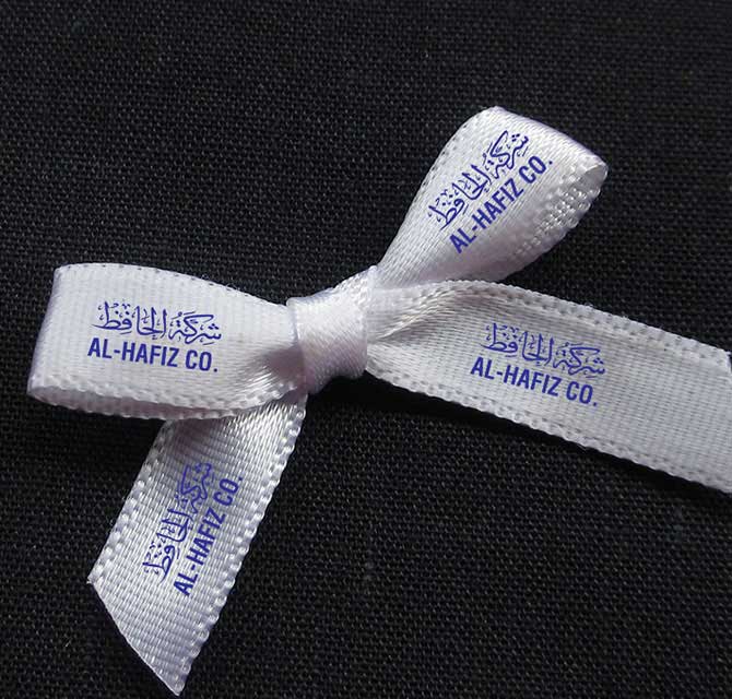 Custom Printed Ribbon Bow