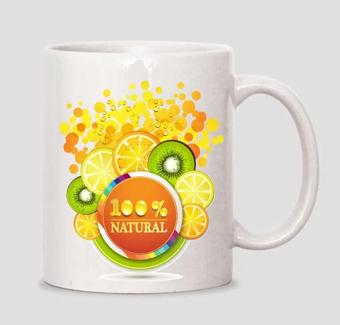 Mug -  White Coated + Heat Transfer & Screen Printing