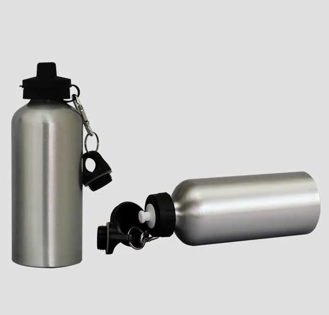 Water Bottle  Stainless Steel - Silver