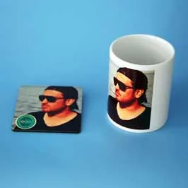 Mug & Tea Coaster - Custom Print Mug & Tea Coaster - Custom Print
