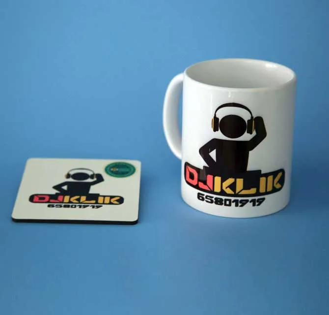 Mug & Tea Coaster - DJKLIK