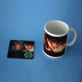 Mug & Tea Coaster - Fireworks Mug & Tea Coaster - Fireworks