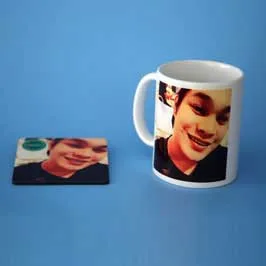 Mug & Tea Coaster - Selfie Mug & Tea Coaster - Selfie