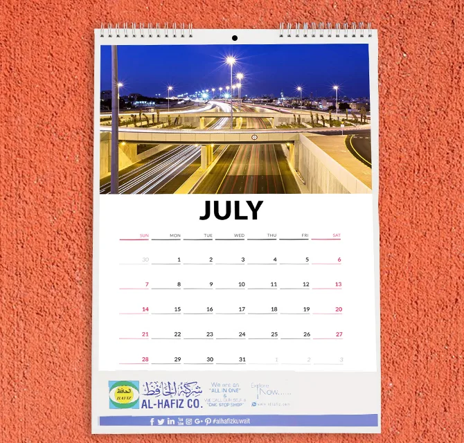 Customized Office Wall Calendar