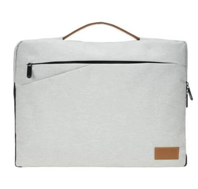 SALCEA - Santhome 15 Laptop Sleeve - Grey/Tan