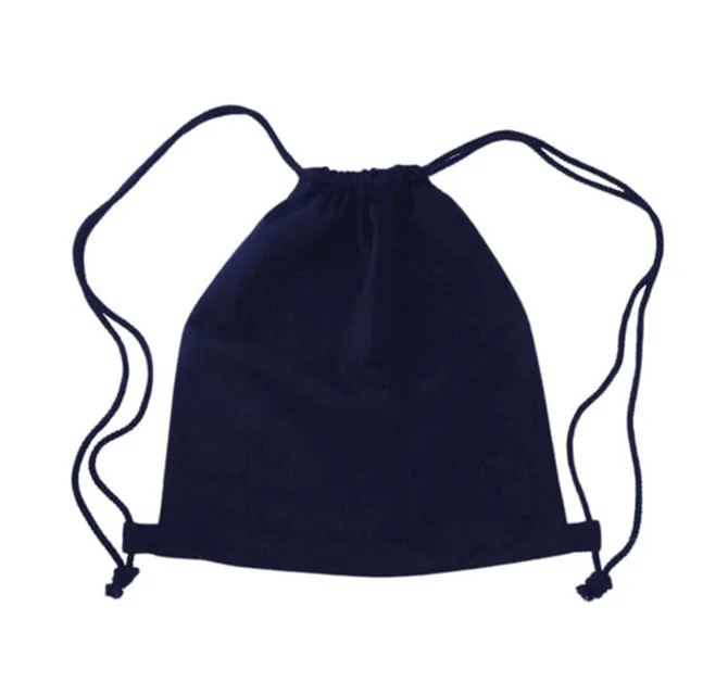 RINGE - Cotton Drawstring Bag - Navy Blue