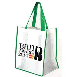 Anokis - Rpet Shopping Bag White/green Anokis - Rpet Shopping Bag White/green