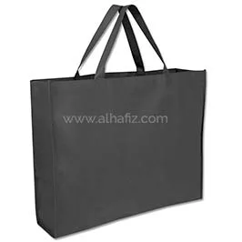 Non-woven Shopping Bag Horizontal - Black Non-woven Shopping Bag Horizontal - Black