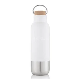 AVERSA - Hans Larsen RCS Recycled Stainless Steel Insulated Water Bottle - White