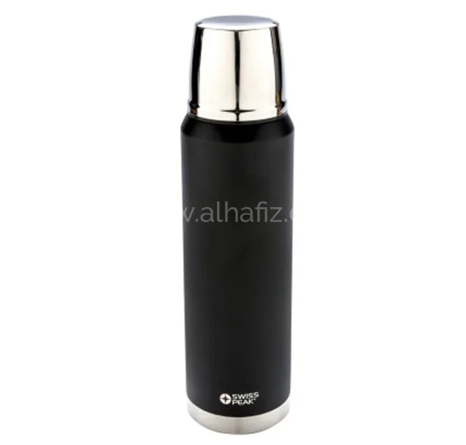 Swiss Peak ELITE - 1 L Copper Vacuum Flask - Black