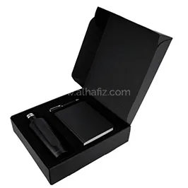 ARGAKI - SANTHOME Gift Set- SS Bottle, Notebook and Pen