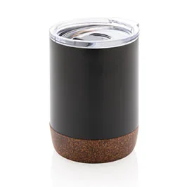 Gouda - Hans Larsen Vacuum Mug With Cork Base - Black