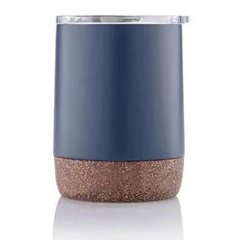 Gouda - Hans Larsen Vacuum Mug With Cork Base - Blue