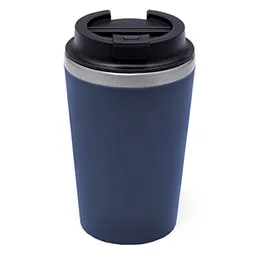 Moss - Giftology Steel/pp Double Wall Tumbler - 350ml - Navy Blue
