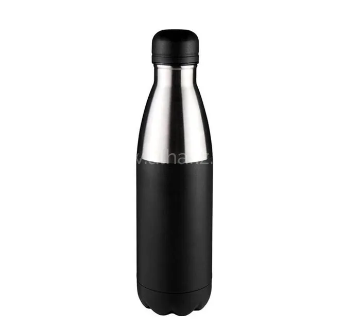 HOPA - Hans Larsen Double Wall Stainless Steel Water Bottle - Black