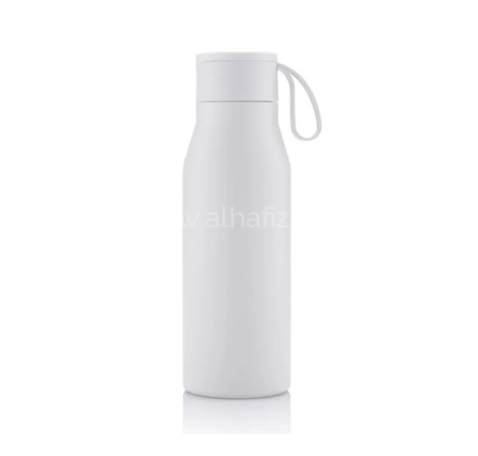 R-NEBRA - CHANGE Collection Recycled Stainless Steel Vacuum Bottle - White