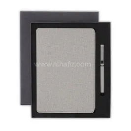 Vardim - Change Zero Sustainable Gift Set With Refillable Notebook & Pen - Grey