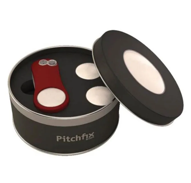 DELUXE - Pitchfix Golf Gift Set - Red