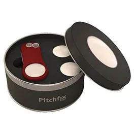 DELUXE - Pitchfix Golf Gift Set - Red