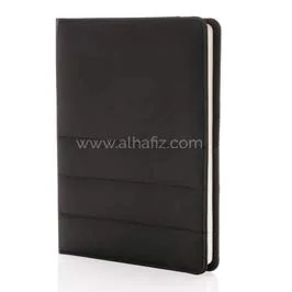 Impact Aware™ - دفتر A5 من Rpet - أسود