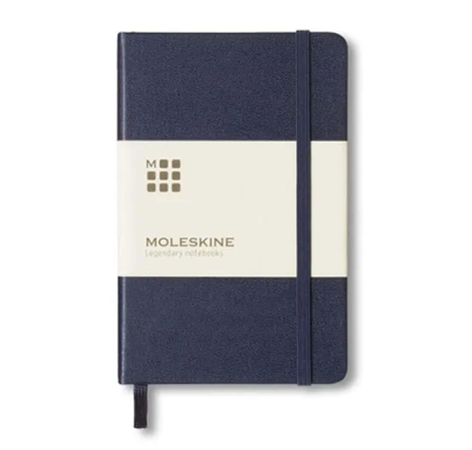 Moleskine Pocket Notebook - Hard Cover - Ruled - Navy Blue