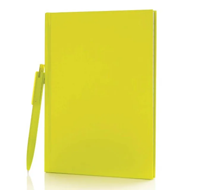 XD A5 Hard Cover Notebook With Pen - Lime