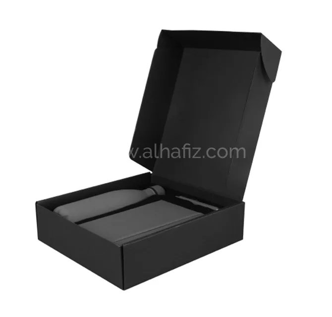 LAUTA - طقم Giftology من قارورة ستانلس ودفتر وقلم - رمادي