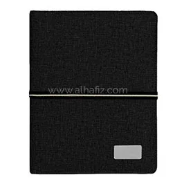 AIGIO - Giftology A5 Notebook Organiser With 10000mAh Powerbank - Black
