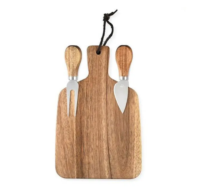 CUCINA - eco-neutral® Wooden Serving Board with 2 Knives