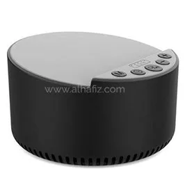 Rovik - مكبر صوت بلوتوث Giftology 3 في 1 مع جهاز مساعد على النوم وشاحن لاسلكي 15 واط - أسود