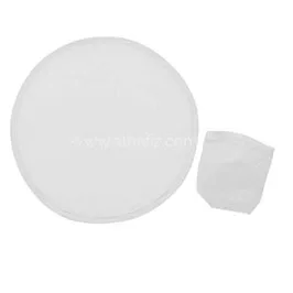 Senovo - فريسبي قابل للطي من Rpet - أبيض