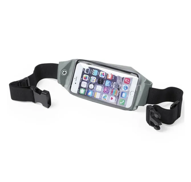 WBSIN Slim And Lightweight Waist Pouch Grey