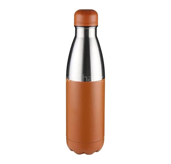 HOPA - Hans Larsen Double Wall Stainless Steel Water Bottle - Orange