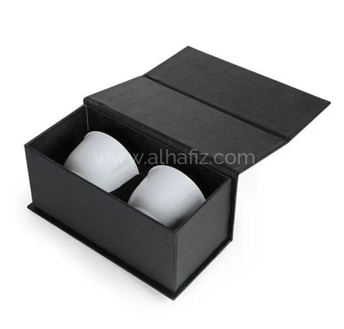 KHAWA - Hans Larsen Gift Set of 2 Premium Arabian Coffee Cups - White