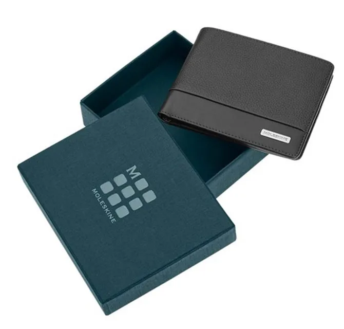 Moleskine Classic Match Genuine Leather Wallet - Black