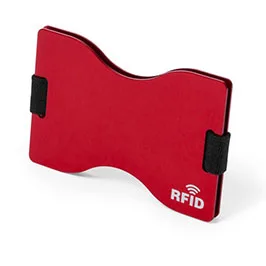 Card Holder With RFID Blocking Technology - Red