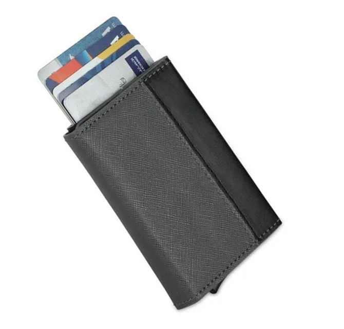 TORINO - SANTHOME RFID Sliding Card Holder - Dark Grey