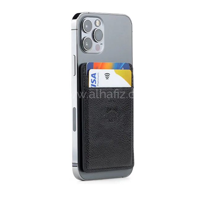 ROMA - Santhome® 2-in-1 Mag Cardholder and Inbuilt NFC Digital Business Card - Black
