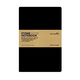 Neya - Eco-neutral Stone Paper Tree-free Notebook - Black