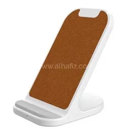 Basel - @memorii Recycled 10w Wireless Charger Phone Stand - White Basel - @memorii Recycled 10w Wireless Charger Phone Stand - White
