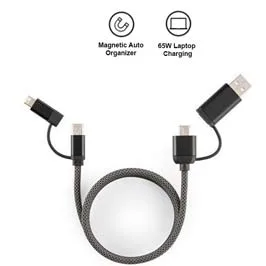 Orsted - 65w Recycled Magnetic 4-in-1 Multi-cable Orsted - 65w Recycled Magnetic 4-in-1 Multi-cable