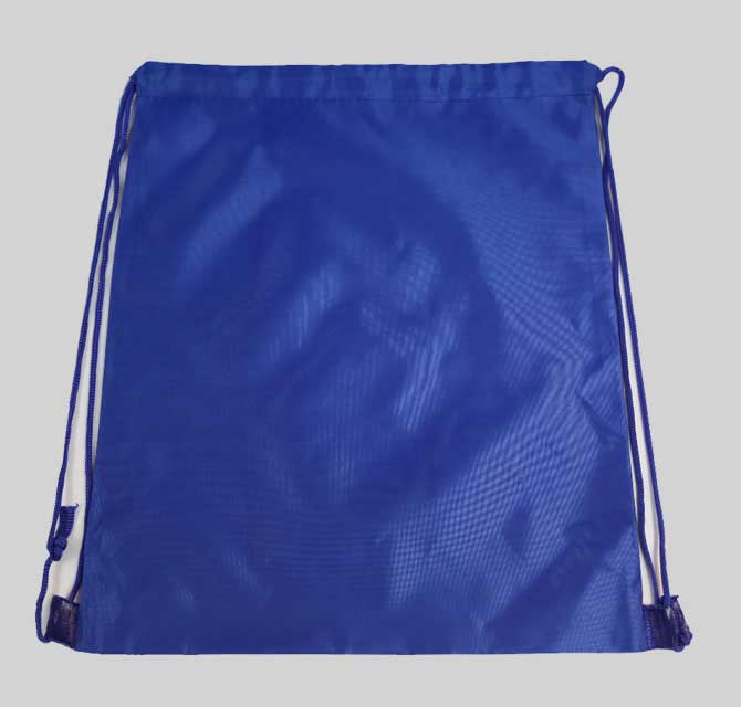 Parachute Drawstring Bag - Blue