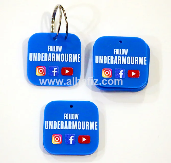 Custom Social Media Acrylic Keychain