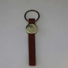  Leather Key Chain - Brown