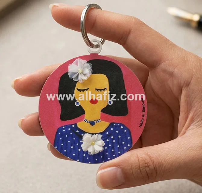 Personalized Photo Round Acrylic Keychain