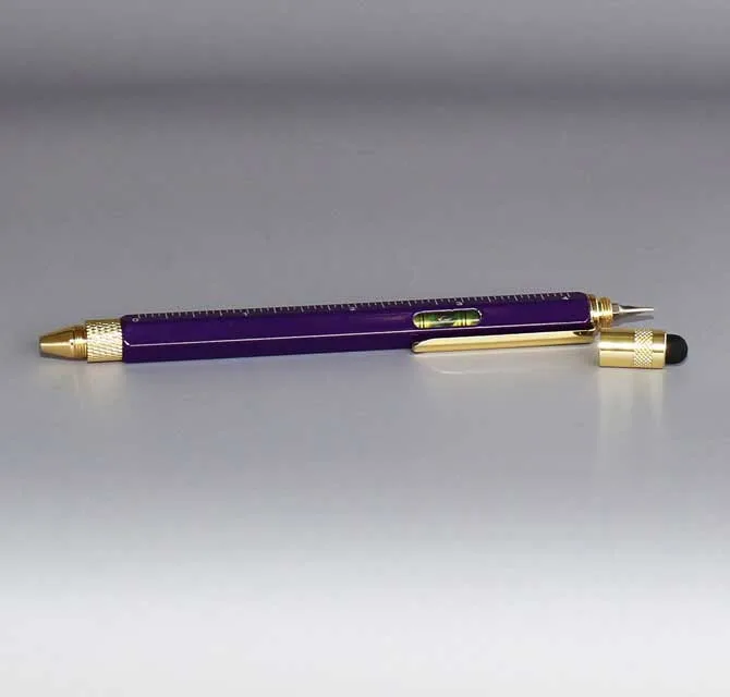 Ballpen Purple - Laser Marking & Full Color UV Print