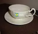 طقم قهوة فنجان وصحن ـ دائري
