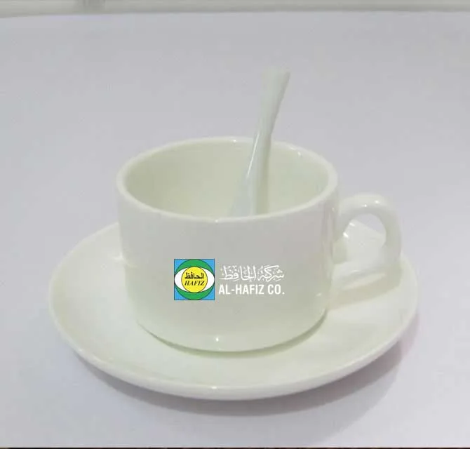طقم قهوة فنجان وصحن ـ زهرة