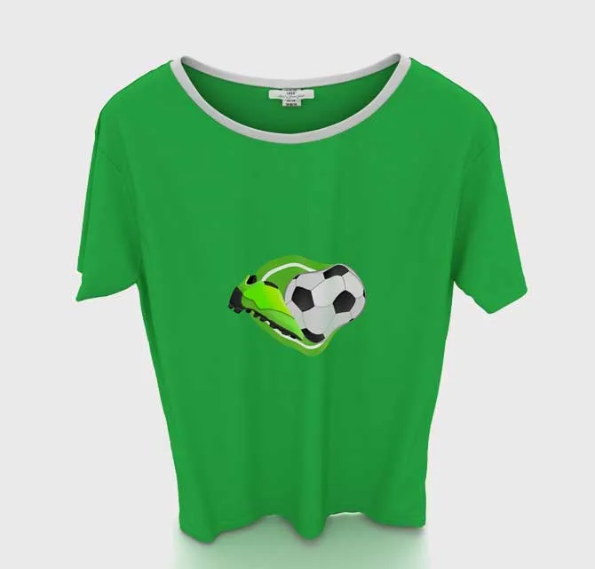 T-Shirt Green -Soccer 